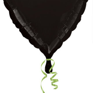 black heart balloon