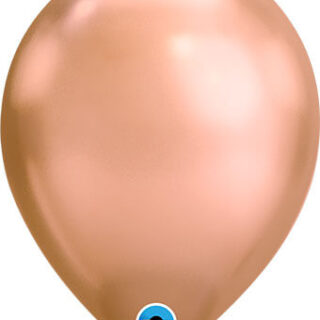 chrome rose gold balloon