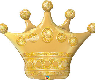gold crown balloon