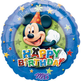 happy birthday mickey balloon