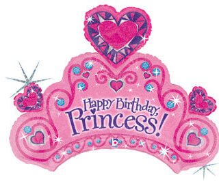 pink tiara balloon