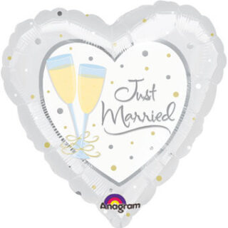 just married balloon