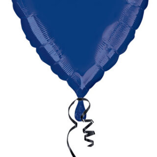 navy blue heart balloon