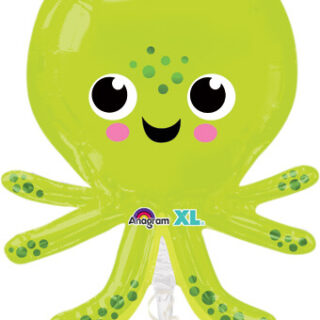 green octopus balloon