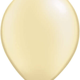 Round Latex Balloons - Pearl Ivory Silk