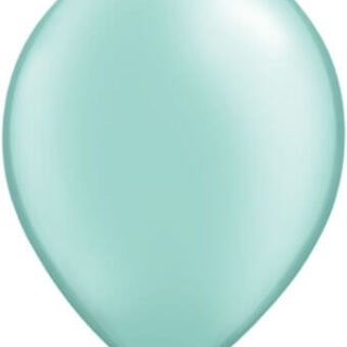 Round Latex Balloons - Pearl Mint