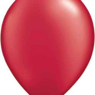 Round Latex Balloons - Pearl Ruby