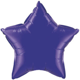 purple quartz star balloon