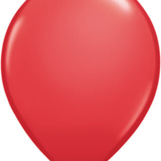 Round Latex Balloons - Red