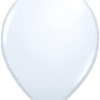 Round Latex Balloons - White
