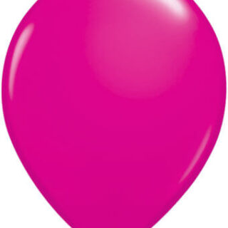 Round Latex Balloons - Wild Berry