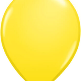 Round Latex Balloons - Yellow
