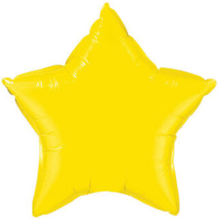 yellow star balloon