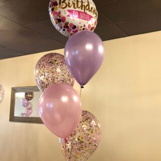 eleven inch confetti balloons