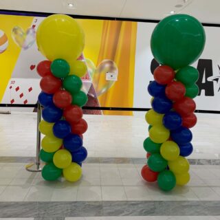 lego balloon column