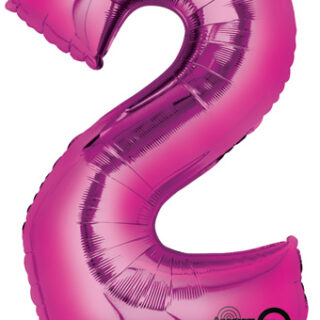 pink two balloon
