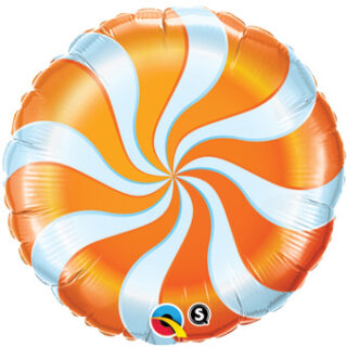 orange candy balloon