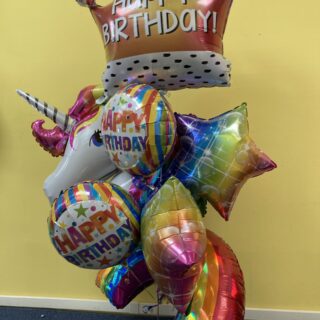 Unicorn Rainbow Balloon Bouquet supreme