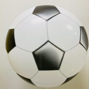 24” Soccer Ball Round Bubble Balloon