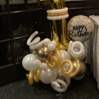 1st Birthday Balloon sculpture