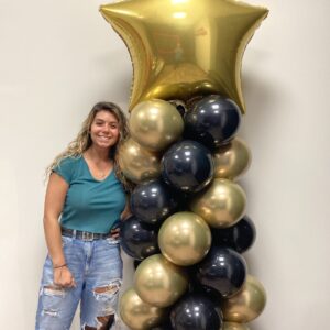 Grad Column Gold Star