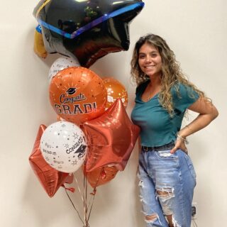 Graduation Bouquet-Orange