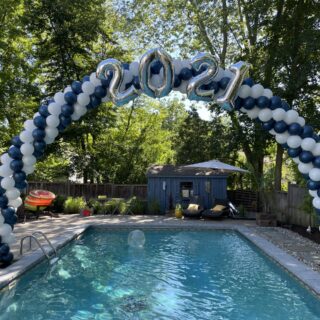 35ft Balloon Arch Grad arch (same day not available) call