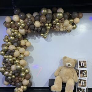 Mocha blush gold garland