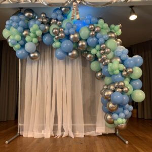 Beautiful mint green baby blue garland 14ft