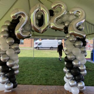 2022 Silver black white arch