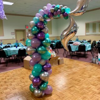 Mermaid tail  shape Column