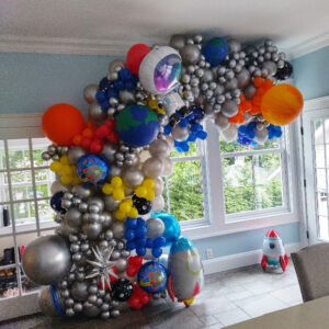 Space theme garland