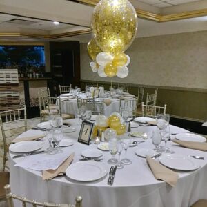 Gold Confetti Centerpiece special