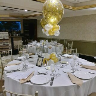 Gold Confetti Centerpiece special