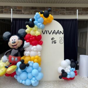 Mickey theme Garland with wall