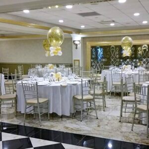 Gold Confetti Centerpiece