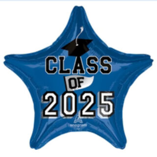 Class of 25 Blue helium filled star