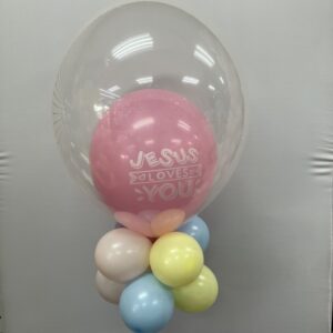 Jesus Loves You centerpiece