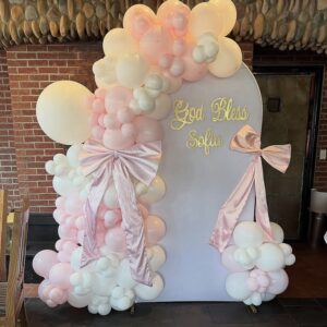 Baptism/Communion Garland &Backdrop wall