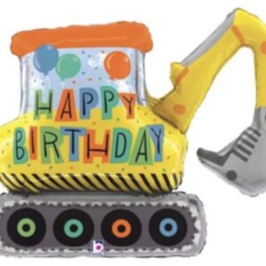 Construction happy birthday digger jumbo